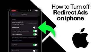 How to turn off redirect ads on iPhone or iPad 2024 [upl. by Anadroj]