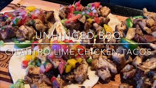 Cilantro Lime Chicken Tacos on the Blackstone Griddle  ubbq Recipe [upl. by Sivaj]