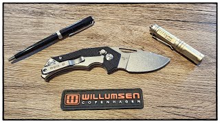 Willumsen Copenhagen  RED E Stone Black D2 Werkzeug EDC Gear Tool [upl. by Adleremse663]