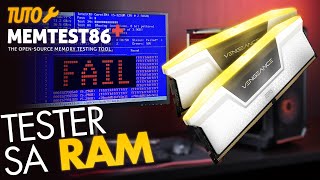 TUTO Comment tester sa RAM  Mémoire vive  Memtest86 [upl. by Borg]