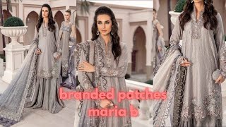 maria b patchesbranded left overwedding collection 💯 percent original 🔥🔥🔥🔥❤️‍🔥❤️‍🔥 [upl. by Esihcoc]