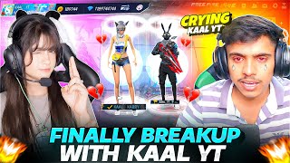 FINALLY BREAKUP WITH Kaal Yt😂💔They cried😡  MR KAAL [upl. by Kcirtemed602]