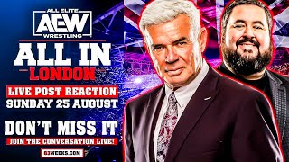 ERIC BISCHOFF LIVE POST AEW ALL IN REACTION [upl. by Bolt224]