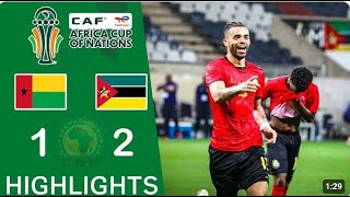 Guinea Bissau vs Mozambique 12 HIGHLIGHTS  CAF Africa Cup Of Nations Qualifiers [upl. by Savart]