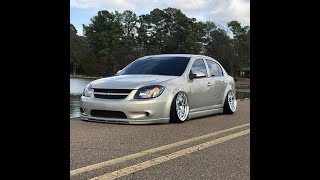 Cobalt gets SLAMMED on RACELAND Coilovers [upl. by Cynarra]