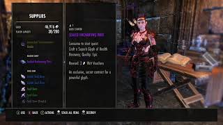 ESO A Masterful Glyph Master Writ Superb Glyph of Health Recovery [upl. by Aicilram]