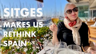 Is this the best beach town in Spain Why we loved SITGES Barcelona [upl. by Snevets]