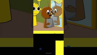 Sprunki Simon and Brown 2DStyle Animation  Blue Bouncing Square [upl. by Sibie]