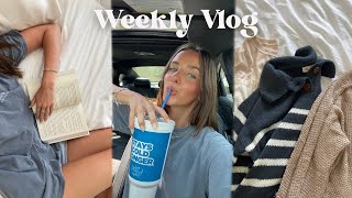 new fantasy rec📖 growing up🫶🏼 new sweaters✨  WEEKLY VLOG [upl. by Dahl]