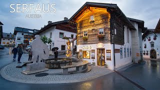 SERFAUS AUSTRIA 🇦🇹  The Most Beautiful Evening Walk in Tyrol 8K [upl. by Gerger114]