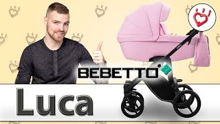 Bebetto Luca коляска 2 в 1 Видео обзор детская коляска Бебетто Лука alisauacom [upl. by Yatnuahs]