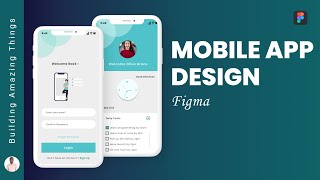 Figma Mobile App Design Tutorial [upl. by Eyatnod368]