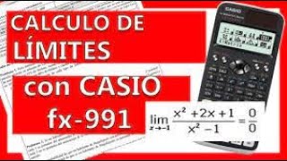 CÁLCULO de LÍMITES con la calculadora Casio Classwiz fx570991LA X [upl. by Dazraf]