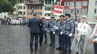 Zofinger Kinderfest Gradierung des Kadettenkaders [upl. by Akeem]