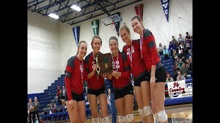 HS Volleyball  Sheridan vs Unioto DISTRICT FINAL 102718 [upl. by Inavoy]