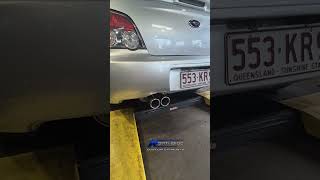 Xforce E4SW11MP01CBS 25quot cat back exhaust for Subaru Impreza 021994  122007 [upl. by Nayek]