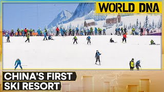 Chinas First Ski Resort In Extreme North Opens  World DNA  WION [upl. by Ahsemaj]