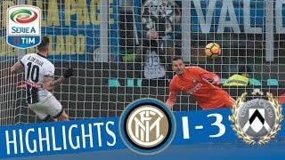 Inter  Udinese 13  Highlights  Giornata 17  Serie A TIM 201718 [upl. by Imojean805]