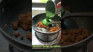 😍You wont believe how easy this lasooni Palak Paneer is Navratri Day 2  Green food navratri [upl. by Elleinod]