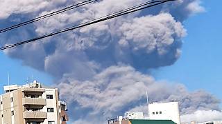 Japanese VOLCANO Sakurajima has Awakened The Sakurajima eruption Kagoshima Kyushu Japan [upl. by Ahsieuqal328]