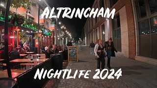 Altrincham Town Centre Nightlife Best Google Rated Bars  Trafford Greater Manchester UK 91124 [upl. by Gerge197]