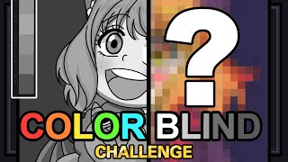 TikTok ColorBlind Art Challenge Coloring in Black and White [upl. by Rosemare]