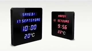 Horloge calendrier digitale leds [upl. by Dachy]