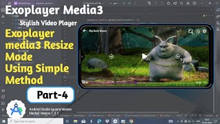 Exoplayer Media3 Video Player Resize Mode in Android studio  Media3 Resize Mode media3 [upl. by Nam776]