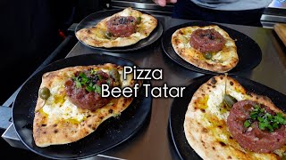 Pizza Beef Tatar  im Ooni Koda 16 [upl. by Aniaj987]