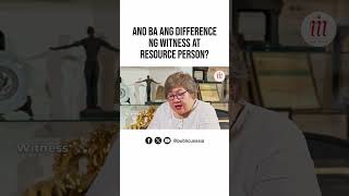 Ano ba ang difference ng Witness at Resource Person [upl. by Kerwinn]