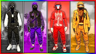 ✅TOP 4 CONJUNTOS MODEADOS JOGGERS DE COLORES  MODDED OUTFIT GTA 5 ONLINE【PS4PS5XboxOnePc】 [upl. by Matland412]