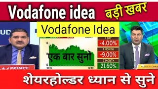 Vodafone Idea Share LATEST NEWS  Vodafone Idea Share NEWS  Vodafone idea share analysis [upl. by Hamburger]