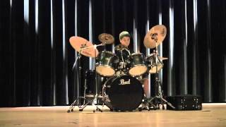 Greyson Drum Solo Setauket Lip Sync Talent Show 2012 [upl. by Billen653]