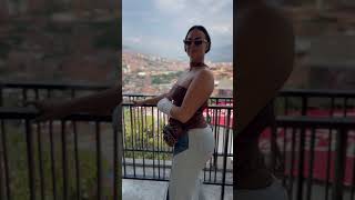 View from Comuna 13 travel colombia contentcreator zahraelise [upl. by Abott463]