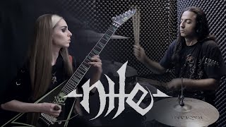 NILE  Utterances Of The Crawling Dead  guitar and drum cover [upl. by Aihsitan]