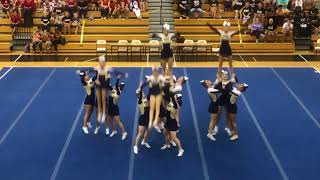 West Forsyth Wolverines Cheer 2017 [upl. by Ijok]