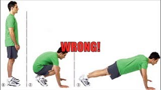 Burpee Exercise  How to do Perfect Burpees [upl. by Arnelle]