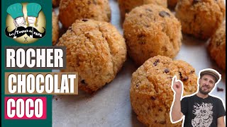 FACILE RECETTE DE ROCHERS COCO ET CHOCOLAT [upl. by Mckay243]