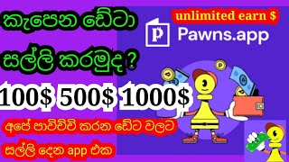 How to earn money pawns app  online e money sinhala 2024  How to make money online  sl tech [upl. by Riannon242]