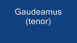 Gaudeamus tenor [upl. by Kulseth]