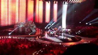 Stefan Raab feat Lena  Satellite Big Band Version Live  Eurovision [upl. by Attenev]