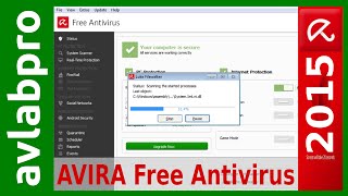 AVIRA 2015 Free Antivirus  Install and Scan [upl. by Nnewg]