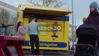 Fast Food Trailer Reykjavik Iceland [upl. by Queston711]