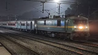 05219  Anand Vihar Terminal Special Fare SF Special Arriving amp DepartureMZPstationLocoWAG9 [upl. by Nisotawulo]