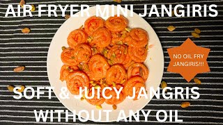 Air Fryer Jangiri Recipe Air Fryer Indian Sweets Air Fryer Jelabi Recipe Air fryer Indian Recipes [upl. by Ardiedak]