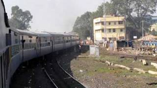 Indian Railway  Mahakoushal Exp approaching JABALPUR [upl. by Itoc]