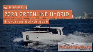 Greenline 40 Hybrid Walkthrough Broker Series [upl. by Rratsal]