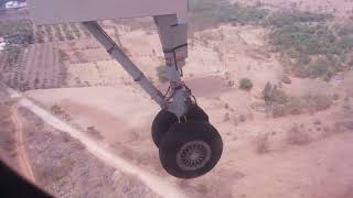 Landing Gear Airplane  Flight in India [upl. by Kordula]