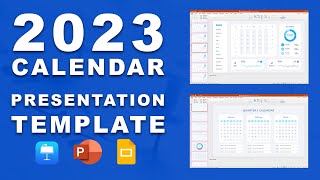 2023 calendar presentation template Create BEAUTIFUL calendars in minutes [upl. by Aloysius772]