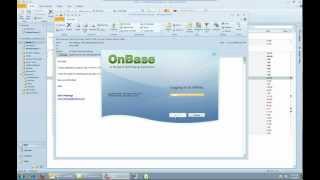 Hyland Software  Outlook Integration for OnBasewmv [upl. by Celestia]